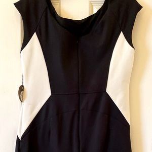 Eva Franco dress - black and off-white - Size 10